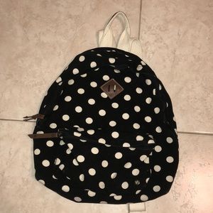 polka dot backpack